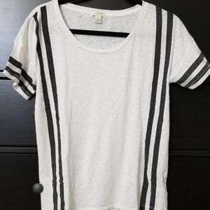 J Crew Factory striped short sleeve T-shirt